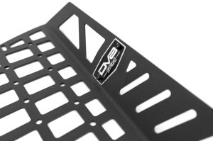 Jeep Wrangler JK Rear Window Molle Panels - DV8 Offroad - Pocketed - Micro-texture Black Powder Coat - `07-`18